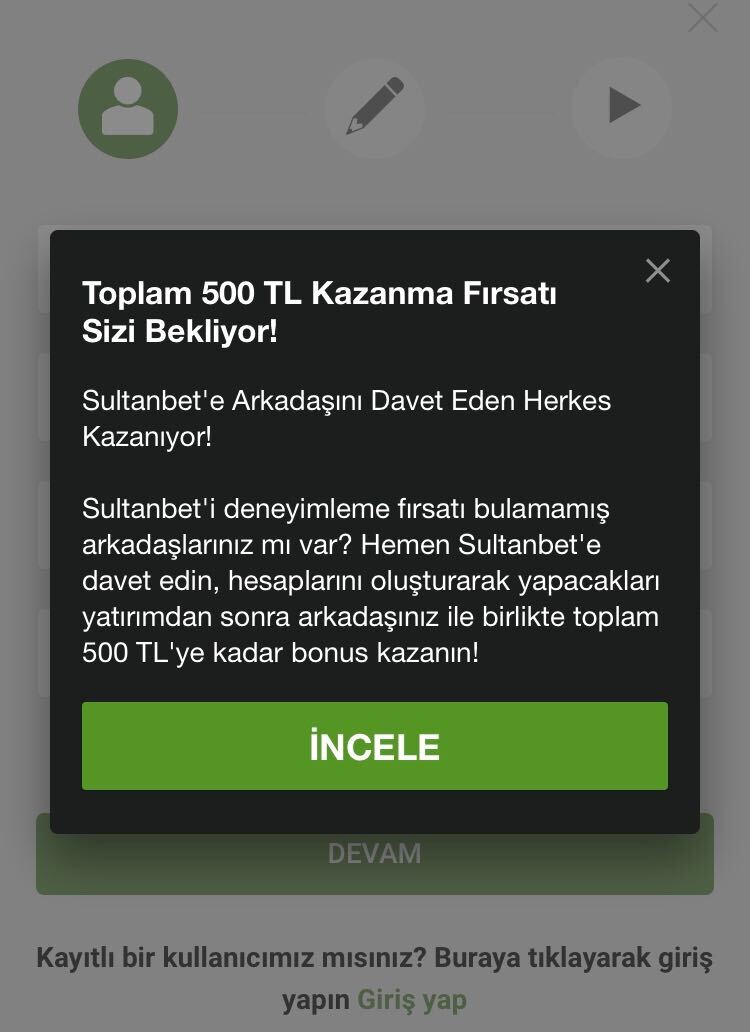 sultanbet mobil üyelik ve kayıt